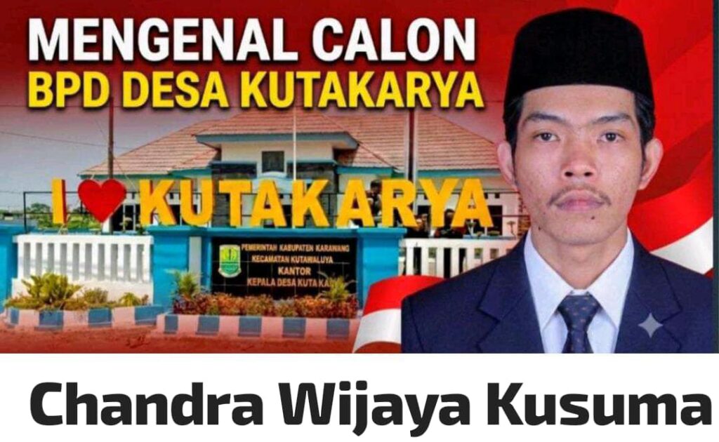 Caption: Generasi Muda Mulai Ambil Peran, Chandra Wijaya Kusuma Siap Rebut Kursi BPD Kutakarya dengan Misi Transparansi Anggaran